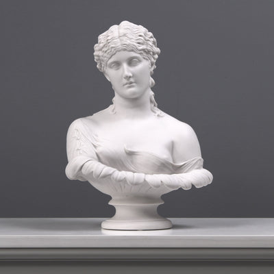 Buste de Clytie (Océanide) - Nymphe des Eaux - sculpture en marbre