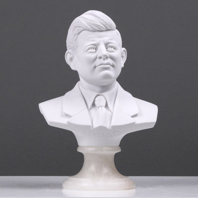 Buste de John F. Kennedy - sculpture en marbre