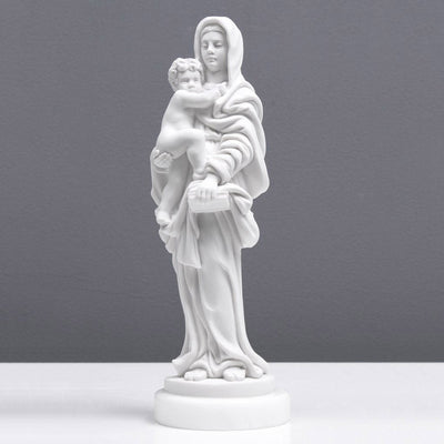 Statue Madonna et enfant (Madonna Delle Arpie par Andrea del Sarto) - sculpture en marbre