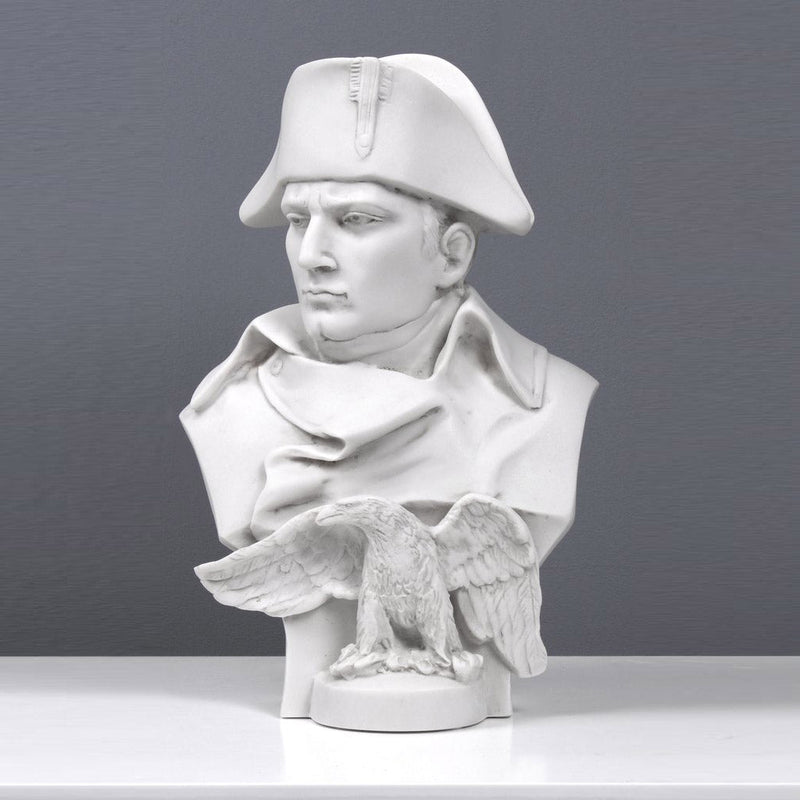 Buste de Napoléon avec Aigle - sculpture en marbre