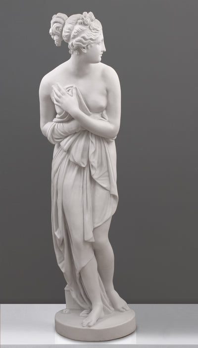 Statue Vénus Italica (Antonio Canova) - grande sculpture en marbre blanc