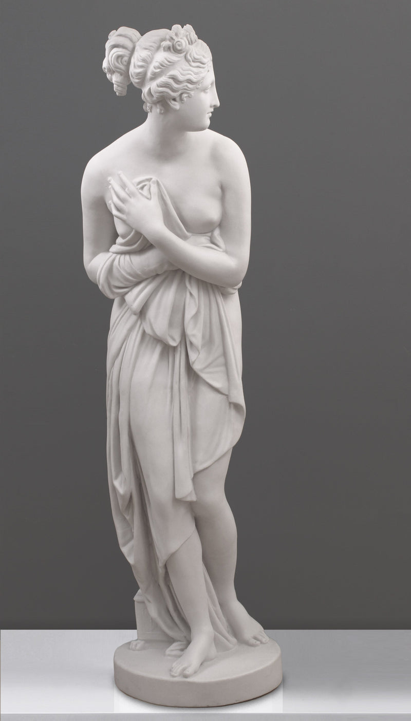 Statue Vénus Italica (Antonio Canova) - grande sculpture en marbre blanc