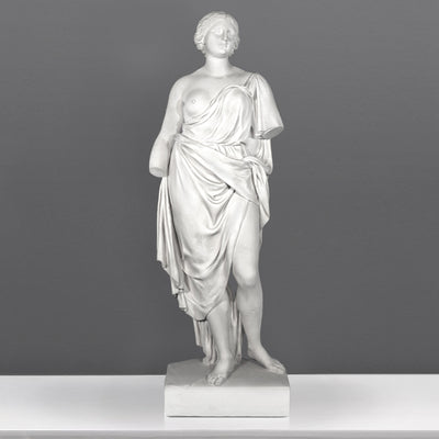 Statue de Cérès - grande sculpture en marbre blanc