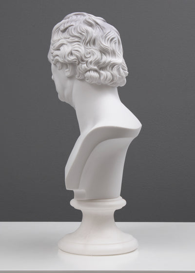 Buste de Goethe - sculpture en marbre