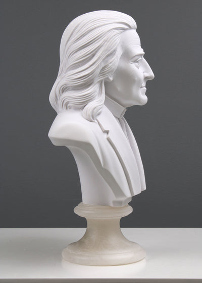 Buste de Franz Liszt - sculpture en marbre