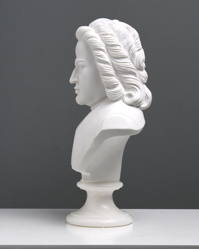 Buste de Bach - sculpture en marbre