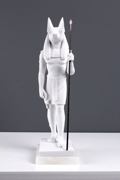 Sculpture Anubis - sculpture en marbre