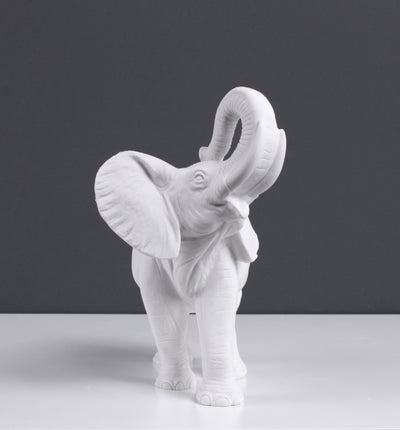 Statue d'éléphant - sculpture en marbre