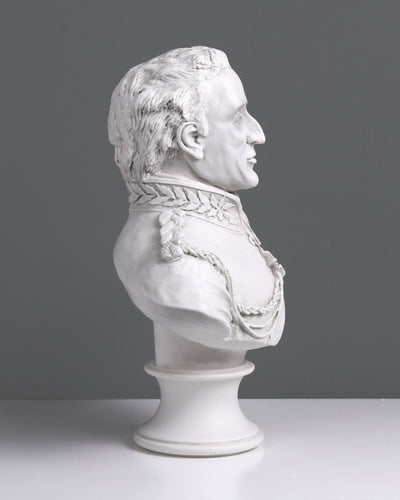 Buste du duc de Wellington - sculpture en marbre