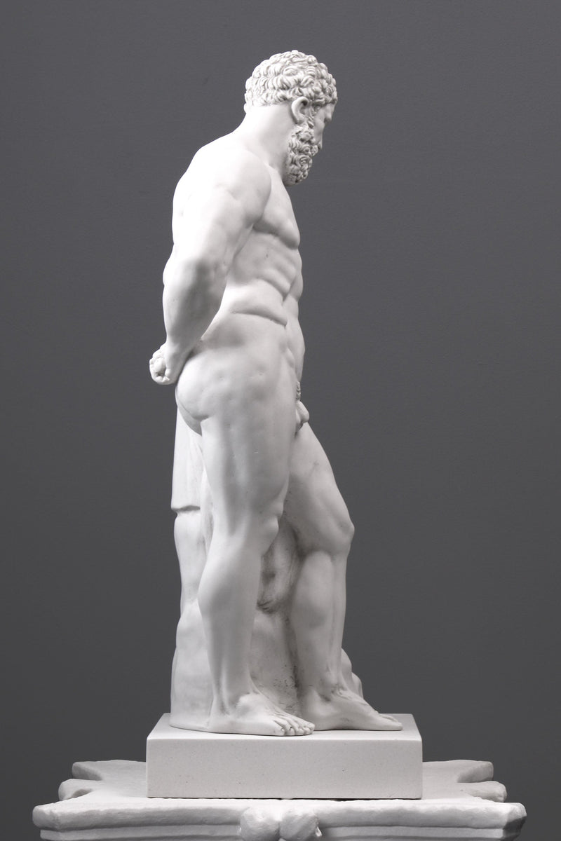 Statue Hercule Farnèse - sculpture en marbre