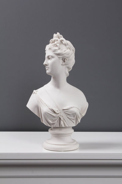 Buste de Diane - Déesse de la Chasse - sculpture en marbre