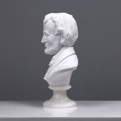 Buste d'Abraham Lincoln - sculpture en marbre