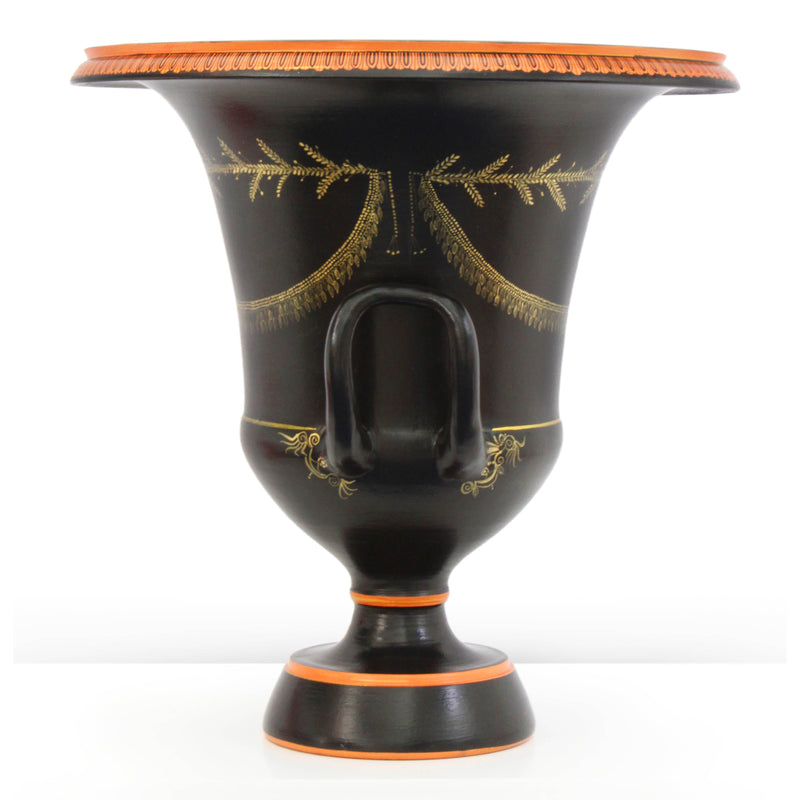Cratère grec (noir)  Pottery - The Ancient Home