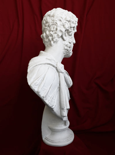 Buste d'Antonin le Pieux - Empereur romain - sculpture en marbre