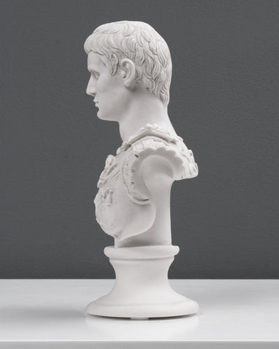 Buste d'Auguste (petite taille) - sculpture en marbre