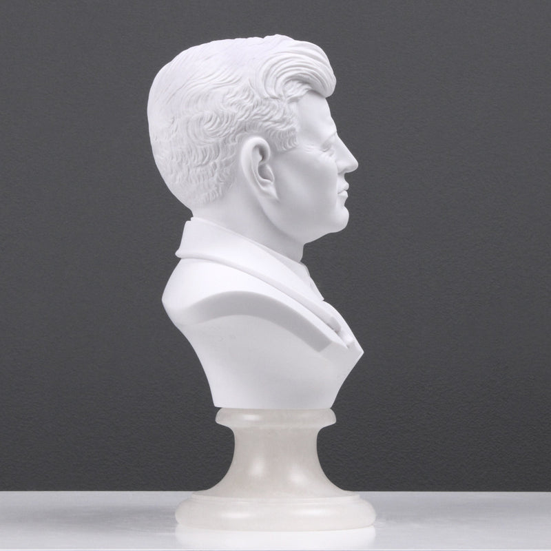 Buste de John F. Kennedy - sculpture en marbre