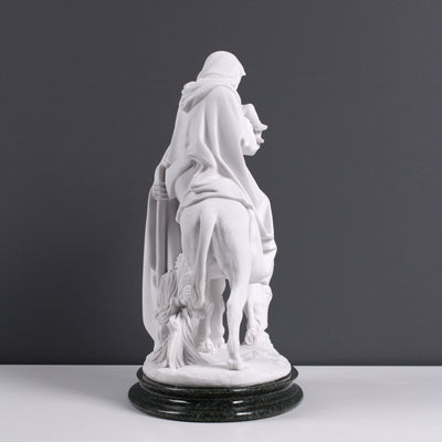 Statue de la Sainte Famille - sculpture en marbre