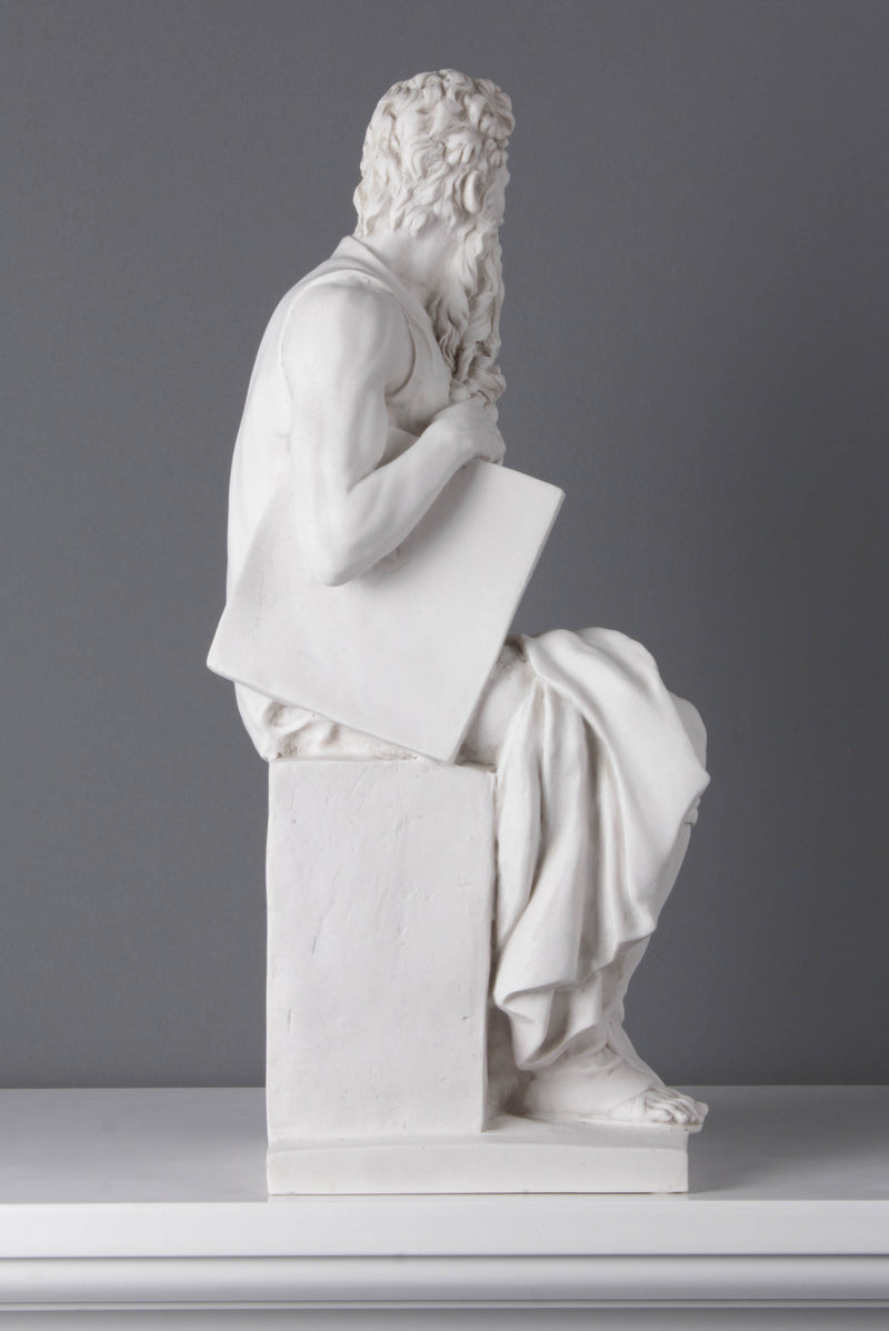 Statue de Moïse (petite taille) - sculpture en marbre