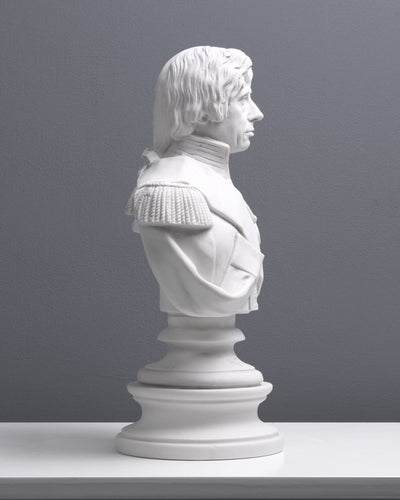 Buste du vicomte Nelson - sculpture en marbre
