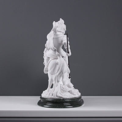 Statue de Georges de Lydda à cheval - sculpture en marbre