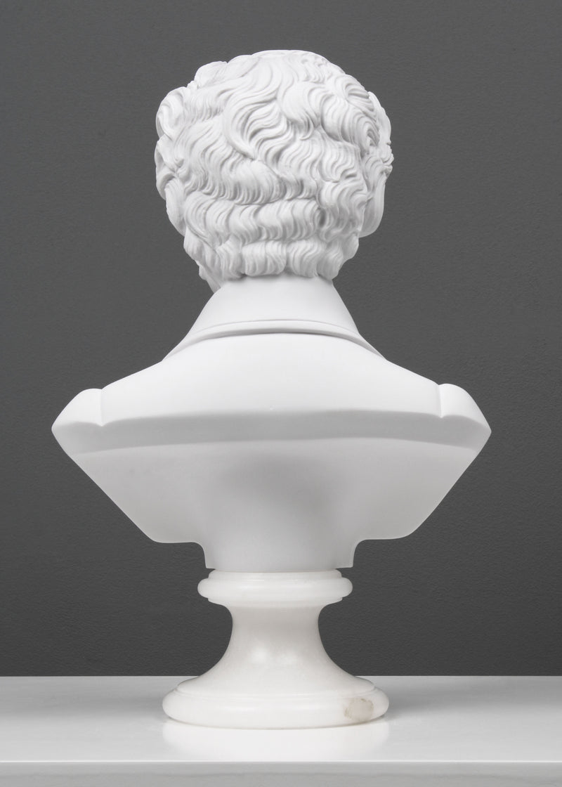 Buste de Chopin - sculpture en marbre