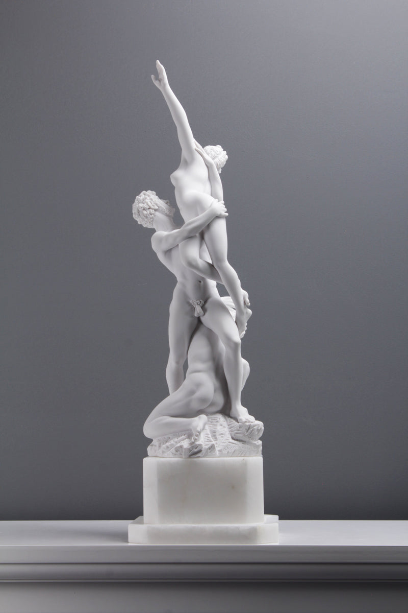 Statue Enlèvement des Sabines (Jean Bologne) - sculpture en marbre