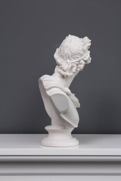 Buste d'Apollon - sculpture en marbre