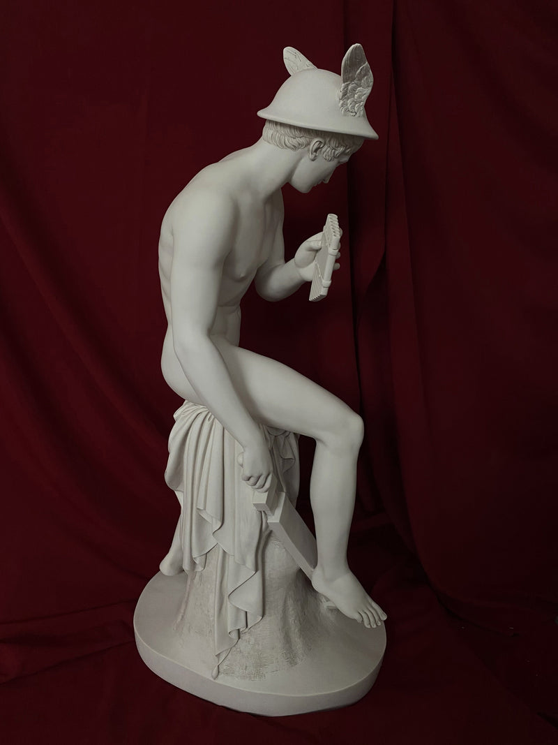 Statue de Mercure - sculpture en marbre