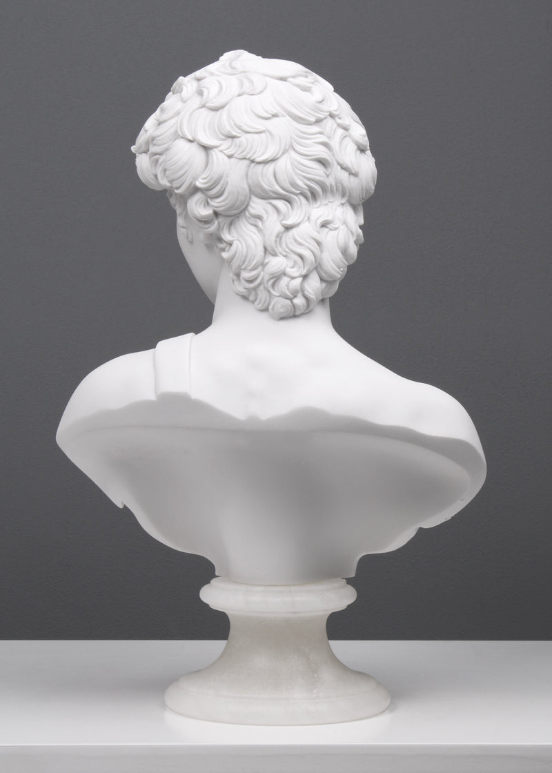 Buste David par Michel-Ange - sculpture en marbre
