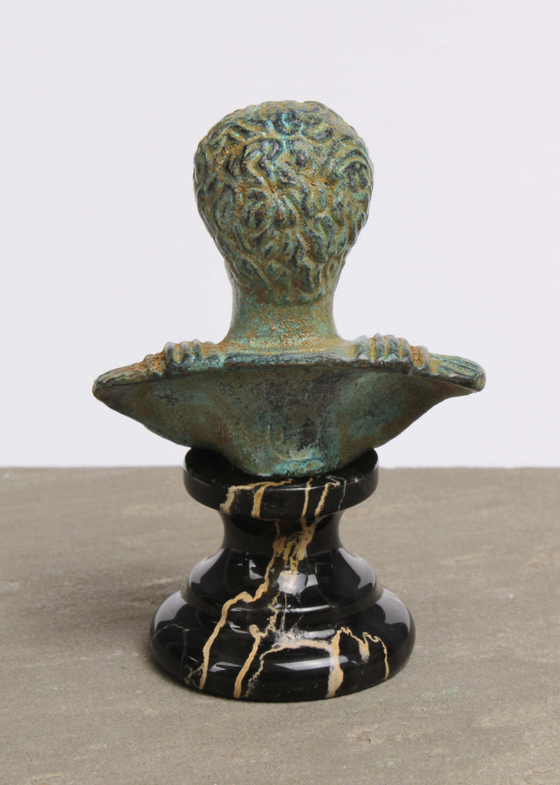 Buste de Marc Aurèle (petite taille) - bronze vert