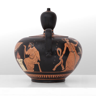 Vase avec des divinités de la mythologie grecque à figures rouges Pottery - The Ancient Home