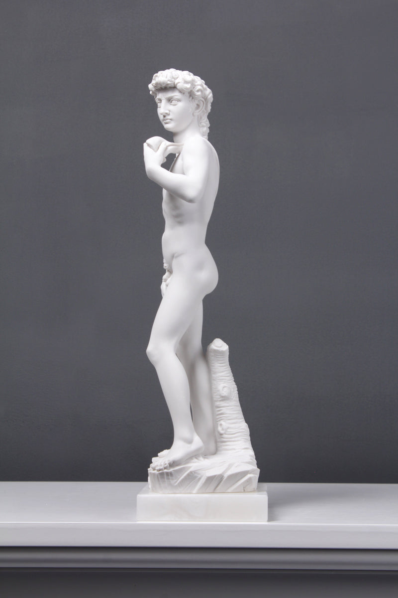 Statuette David - sculpture en marbre