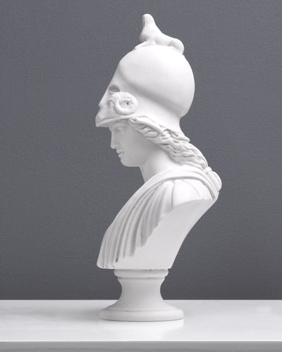 Buste d'Athéna - sculpture en marbre