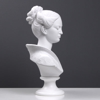 Buste d'une dame italienne - sculpture en marbre