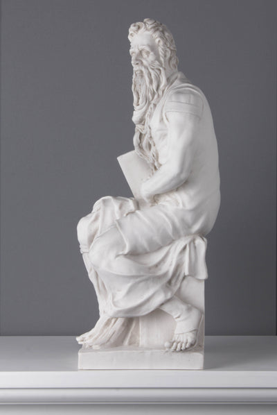 Statue de Moïse (petite taille) - sculpture en marbre