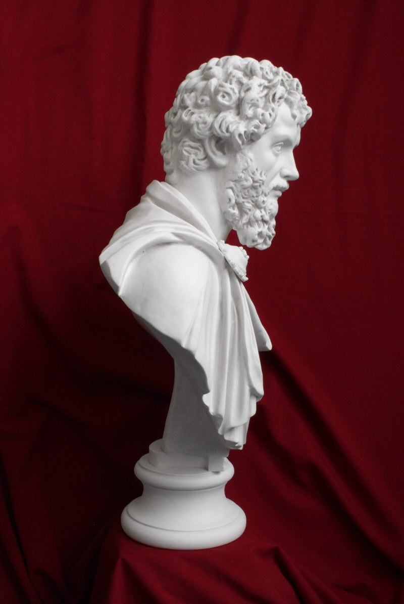 Buste de Septime Sévère - sculpture en marbre