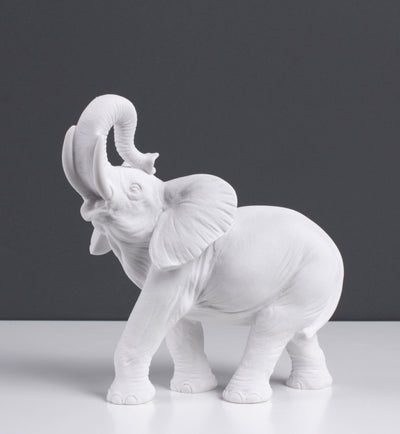 Statue d'éléphant - sculpture en marbre