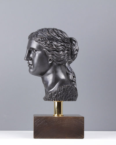 Buste d'Aphrodite - Déesse olympienne (bronze) - sculpture en marbre