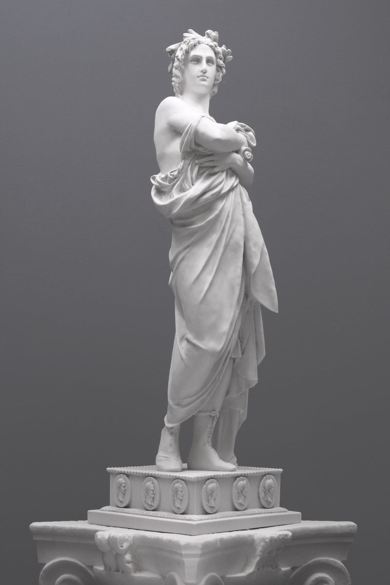 Statue de Virgile - sculpture en marbre