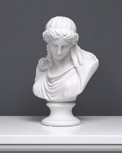 Buste d'Eiréné - déesse de la paix - sculpture en marbre
