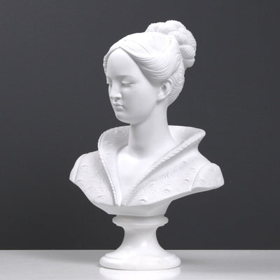Buste d'une dame italienne - sculpture en marbre