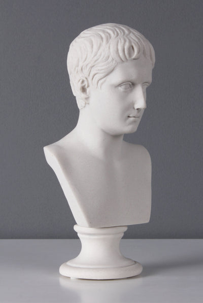 Buste d'Octavius (petite taille) - sculpture en marbre
