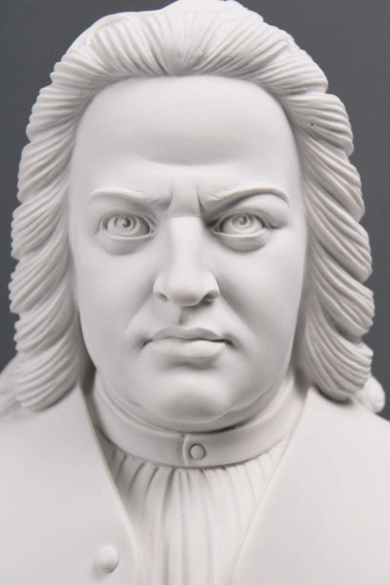 Buste de Bach - sculpture en marbre