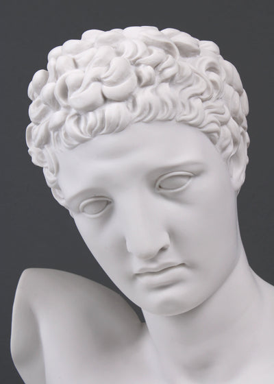 Buste d'Hermès - sculpture en marbre