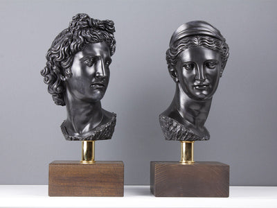 Buste d'Artémis - Déesse olympienne (bronze) - sculpture en marbre