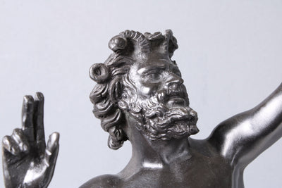 Statue Faune dansant de Pompéi (petite taille) - sculpture en bronze