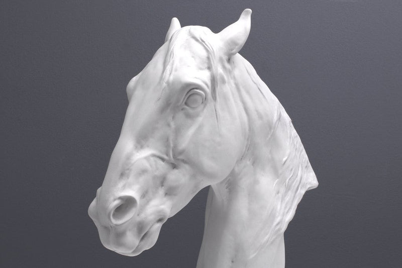 Statue de tête de cheval - buste d&