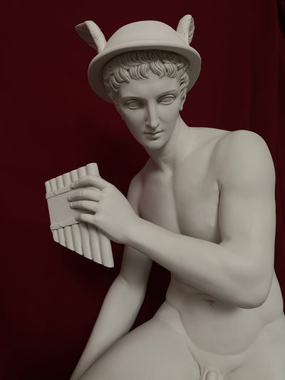 Statue de Mercure - sculpture en marbre