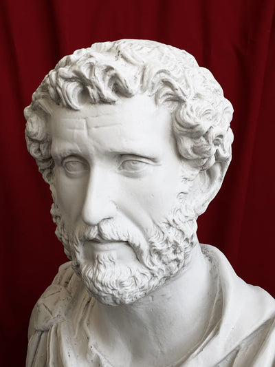 Buste d'Antonin le Pieux - Empereur romain - sculpture en marbre