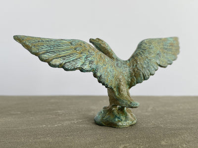 Statue Aigle - bronze vert